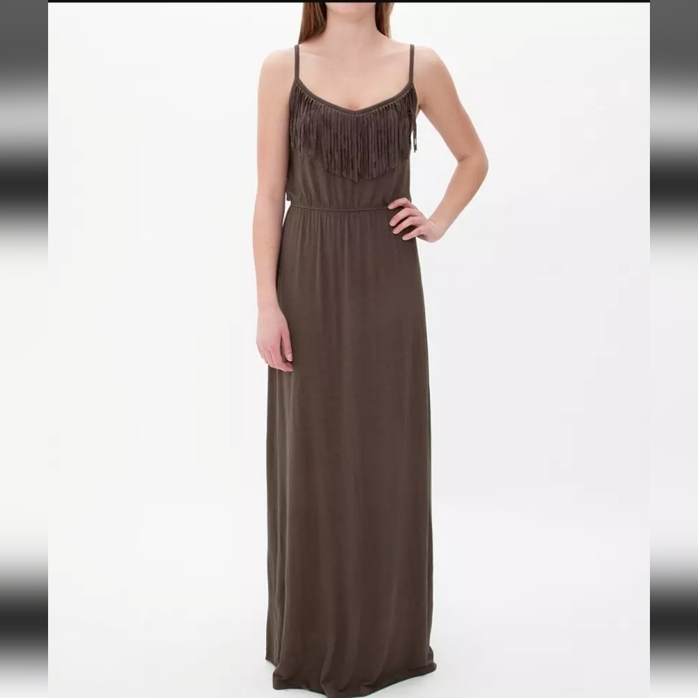 Buckle Daytrip Fringe Top Maxi Dress Size Medium